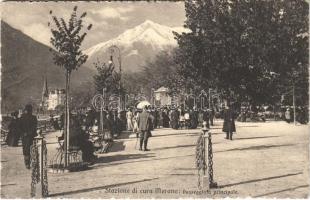 Merano, Meran (Südtirol); Passeggiata principale / street view, promenade