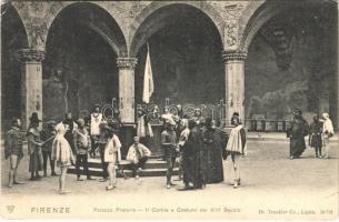 Firenze, Palazzo Pretorio. Il Cortile e Costumi del XIII Secolo / palace, the courtyard and costumes of the 13th century (EK)