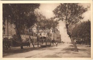 Venezia, Venice; Lido, Viale S. Maria Elisabetta / street view, tram