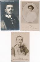 5 db RÉGI uralkodói motívum képeslap: IV. Károly és Zita / 5 pre-1945 royalty motive postcards: Charles I of Austria and Zita