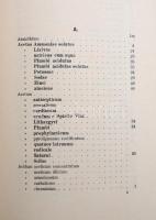 Magyar Gyógyszerkönyv. Pharmacopoea Hungarica. Első kiadás. Bp., 1871. Pesti Könyvnyomda, 2+XXXXVII+...
