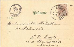 XI. Bundesschiessen Mainz 1894 / German Federal Shooting Championship in Mainz, man with rifle. Karl...