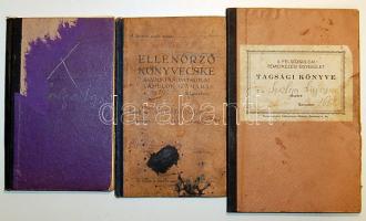 1931-1946 3 db érdeke s igazolvány