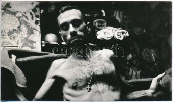 cca 1989 Habik Csaba pecséttel jelzett vintage fotója, 10,5x18 cm