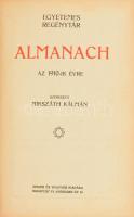 Almanach és Mikszáth Almanachja. 6 db 1888-1911-ig. Aranyozott egészvászon kötés, általában jó állap...