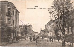 1916 Stryi, Stryj; Ul. Potockiego / Potocki Gasse / street