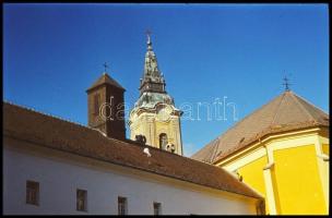 1978 Kecskeméti városképek, 38 db vintage DIAPOZITÍV felvétel Vincze János (1922-1999) kecskeméti fo...