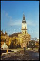 1978 Kecskeméti városképek, 38 db vintage DIAPOZITÍV felvétel Vincze János (1922-1999) kecskeméti fo...