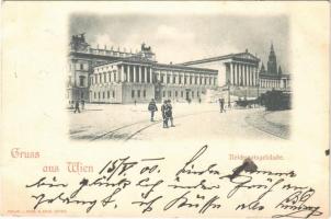 1900 Wien, Vienna, Bécs; Reichsratsgebäude / parliament