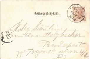 1899 Wien, Vienna, Bécs; Staatsbahnhof / railway station (EB)