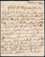 1865 Viaszpecsétes kézzel írott levél, 5 kr okmánybélyeggel, "Galantha" pecséttel