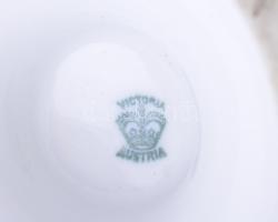 Victoria Austria porcelán váza, matricás, jelzett, kis lepattanással, m: 29 cm