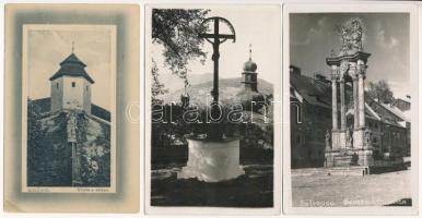 6 db RÉGI felvidéki város képeslap / 6 pre-1945 Upper Hungarian (Slovakian) town-view postcards
