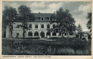 Nógrádverőce Migazzi kastély, papi üdülő