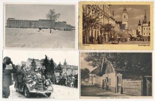 11 db RÉGI történelmi magyar város képeslap vegyes minőségben / 11 pre-1945 town-view postcards from...
