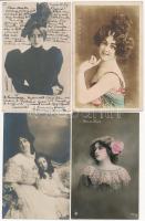 8 db RÉGI motívum képeslap: színésznők / 8 pre-1945 motive postcards: actresses