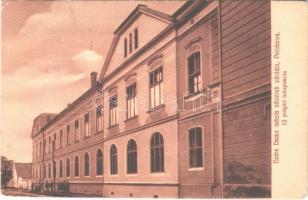 1918 Perjámos, Periam; Notre Dame iskolanővérek zárdája, Új polgári leányiskola / girls school (EK)