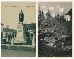 5 db RÉGI felvidéki város képeslap: Érsekújvár, Csízfürdő, Trencsén, Jászó, Eperjes / 5 pre-1945 Upp...