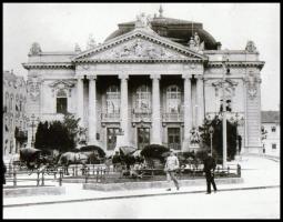 cca 1920 Nagyváradi Színház, Kerny István (1879-1963) budapesti fotóművész hagyatékából, 1 db NEGATÍV, 24x36 mm