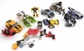 Transformers figurák gyűjteménye 10 db figura vegyes, de általában jó állapotban
