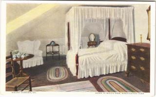 Mount Vernon (Virginia), room in which Mrs. Washington died