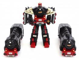 3 db Transformers Super train figura jó állapotban 23 cm