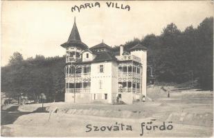 Szováta-fürdő, Baile Sovata; Maria villa. Fec. Scolik Károly cs. és kir. udvari fényképész / Villa Maria