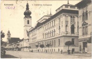 1926 Kolozsvár, Cluj; Unitárius kollégium, Kövendy Károly üzlete. Rigó Árpád utóda kiadása / Unitarian boarding school, shop (fl)