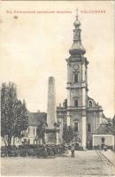 Kolozsvár, Cluj; Szent Ferenc-rendi szerzetesek temploma. Ujhelyi és Boros kiadása / Franciscan church (Rb)