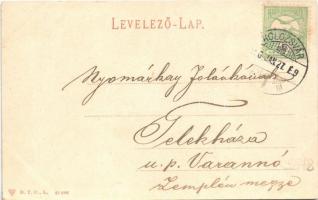 1906 Kolozsvár, Cluj; Mátyás király tér, Szent Mihály templom, Mátyás király szobor / square, church...