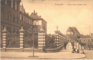 Kolozsvár, Cluj; Tanítók háza a Hunyadi téren. Stief kiadása / square, teachers house (Rb)