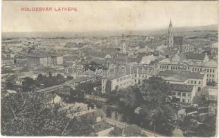 1911 Kolozsvár, Cluj; látkép. Ujhelyi és Boros kiadása / general view (EK)