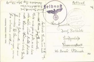 1939 Pardubice, Kunetická Hora / castle + Feldpost (EK)