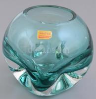 Friedrich kristály váza. Jelzett (matricával) hibátlan. m: 10 cm