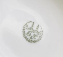 3 db különböző kávés kiöntő Hutschenreuter, Haas & Cjzizek. Matricásak, jelzettek, minimális kop...