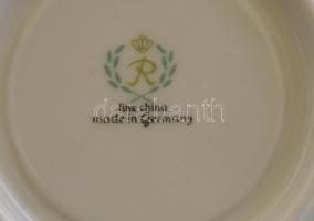 Reichenbach két személyes mokkás készlet díszdobozban. Kézzel festett, jelzett, hibátlan