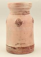 Sarkadi kerámia váza, jelzett, hibátlan, m: 25 cm