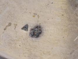 Ezüst (Ag) váza, jelzett, m: 30 cm, 196 gr