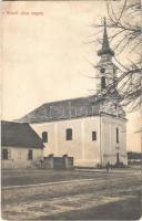 1912 Kecel (Pest megye), templom, utca (EK)