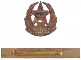 1975. " A Díszszemle Kiváló Katonája" zománcozott tombak jelvény (11x81mm) + 1980. "3...