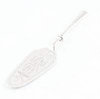 Ezüst (Ag) evőeszköz készlet.12 személyes, sok részes. komplett, díszdobozzal, üvegbetétes fűszertar...