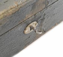 Ezüst (Ag) evőeszköz készlet.12 személyes, sok részes. komplett, díszdobozzal, üvegbetétes fűszertar...