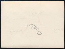 cca 1929 Kinszki Imre (1901-1945) budapesti fotóművész hagyatékából, jelzés nélküli vintage fotó (a ...