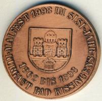 NSZK 1998. "Erzsébet királynő - Bad Kissingen" Br zseton T:1