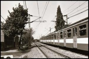 1993 Csepeli HÉV vonal bejárása, 26 db vintage NEGATÍV, 24x36 mm