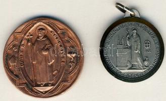 2klf vallásos emlékérem "Szt. Benedek" Br T:1