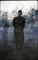 cca 1940 Cimborák bevonulás előtt és után, 5 db vintage NEGATÍV, 6x9 cm