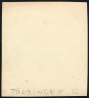 cca 1930 Pöltinger Gusztáv (?-?) soproni fotóművész hagyatékából jelzés nélküli, vintage fotóművésze...