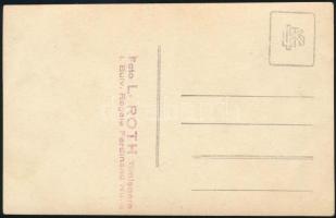 cca 1932 Temesvár, Roth László (áttelepülése után Ráth) (1907-1979) temesvári fényképész pecsétjével...