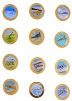 Nagy-Britannia 2003. "Century of Flight (A repülés évszázada)" egyik oldalán multicolor fe...